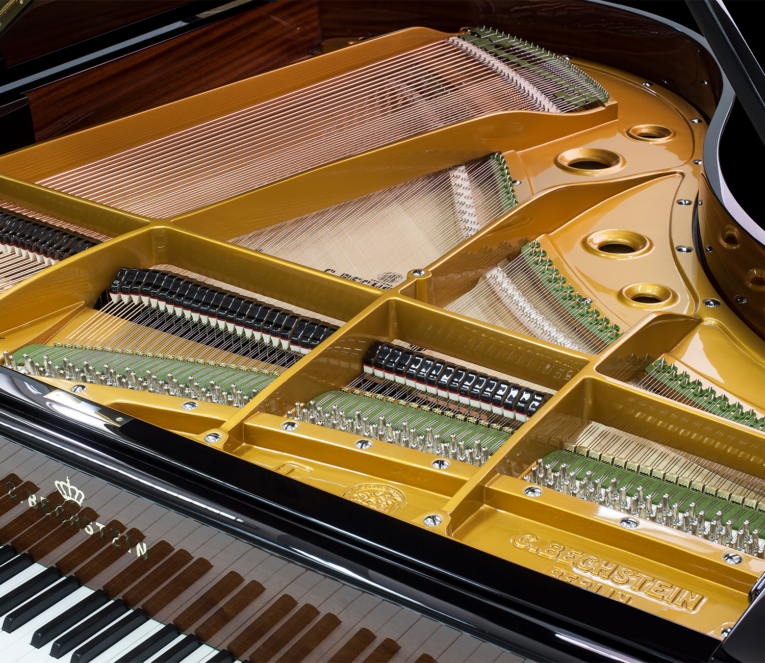 Soundboard after restoration
